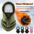 thumbnail image 7 of Winter Full Face Polar Fleece Windproof Warmer Beanies Ski Mask Caps Winter Hat Balaclava COFFEE, 7 of 7