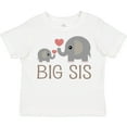 thumbnail image 3 of Inktastic Big Sis Elephant Girls Toddler T-Shirt, 3 of 5