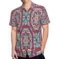 thumbnail image 4 of High Quality Hawaiian Shirts for Men Short Sleeve Aloha Beach Shirt Floral Summer Casual Button Down Shirts Blouses 8YBXH8, 4 of 7