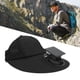 thumbnail image 5 of Sombrero De Ventilador Solar, Sombrero De Sol De Ala Ancha Con Energía Solar Y Carga USB, Color Negro Para Acampar, 5 of 7