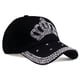 thumbnail image 4 of Primavera y verano Crown Diamond gorra de béisbol gorra de mezclilla de algodón sombrero de sombrilla, 4 of 5