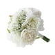 thumbnail image 3 of BRIDAL SHIUILD Bouquet White Peony Decoración Romántica Flores Artificiales, Bouquet Lanzando El Aniversario de La Del Día de Valentín, 3 of 7