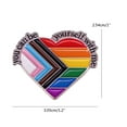 thumbnail image 6 of XINYTEC Gay Badge You Can Be Yourself with Me Enamel Pin Safe Space Trans Flag Ally Pins, 6 of 6