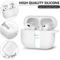 thumbnail image 4 of for AirPods Pro Case Cover with Cleaner Kit,Soft Silicone Protective Case for Apple AirPod Pro 2nd/1st Generation Case for Women Men,AirPods Pro 2/Pro Case Accessories with Keychain-Black, 4 of 13
