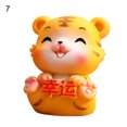 thumbnail image 1 of Yoone Shaking Head Tiger Ornaments Detachable Fade-less Micro Decor Car Dashboard Nodding Tiger Toys for Home, 1 of 6