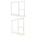 thumbnail image 3 of Shisuyan 2 pcs Doll Garment Rack Doll Clothes Display Rack Mini Doll Dress Rack Metal Doll Coat Rack, 3 of 9