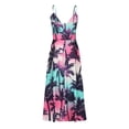 thumbnail image 5 of Summer Savings! Enjoytime Sun Dresses for Women Women Fashion Summer Sexy Print Print Strap Mid Length Vacation Style Dress Slips for Dresses, 5 of 6