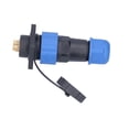 thumbnail image 1 of Waterproof Plug Socket, Industrial Connector Adapter AC 380V SP20 4 Hole Mounting  For Communications For Electronic Equipments, 1 of 8