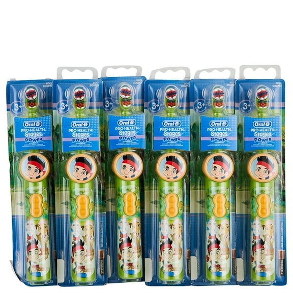 Oral-B Pro Health Stages Power Kids ToothBrush Jake & The Neverland Pirates 6 Ct