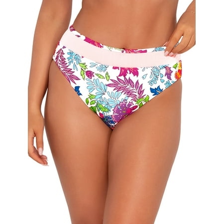 Printed Annie High-Waist Bikini Bottom Swimsuit