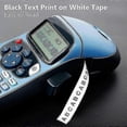 thumbnail image 4 of 12mm x 4m plastic tape for Dymo Letratag LT-100H, compatible refill, 4 of 4