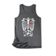 thumbnail image 5 of Blusa informal sin mangas con cuello redondo y estampado de verano para mujer a la moda Fridja  gh5591, 5 of 7