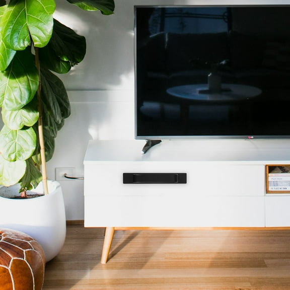 MERRYHAPY 2Pcs Black Cabinet Door Handle for Self Stick Cabinet Handle