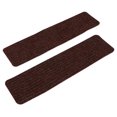 thumbnail image 1 of BRIGHTFUFU 2pcs Step Rugs Mats Polyester Brown Anti Slip for Families with Pets, 1 of 4