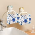 thumbnail image 6 of Blue Flowers Kitchen Towels 6 Pcs Dish Towels Absorbent Soft Quick Dry Towel Dish Rags for Washing Dishes, 6 of 8