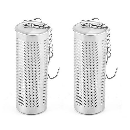 

GYZEE 2Pcs Tea Ball Strainers Stainless Steel Mesh Filters Infuser With Chain Hook