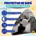 thumbnail image 3 of Protector de arañazos para sofá, Gato, 30 x 300 cm + 20 Almohadillas y espátula autoadhesiva para una fácil colocación, Alfombrilla rascador para Gatos, protección para Muebles y Puertas, 3 of 7