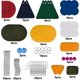 thumbnail image 2 of 1 caja DIY para hacer 10 pares de aretes de madera con diseño de contraste, kit para hacer aretes con dijes geométricos de madera, cuentas de madera y accesorios para aretes., 2 of 7