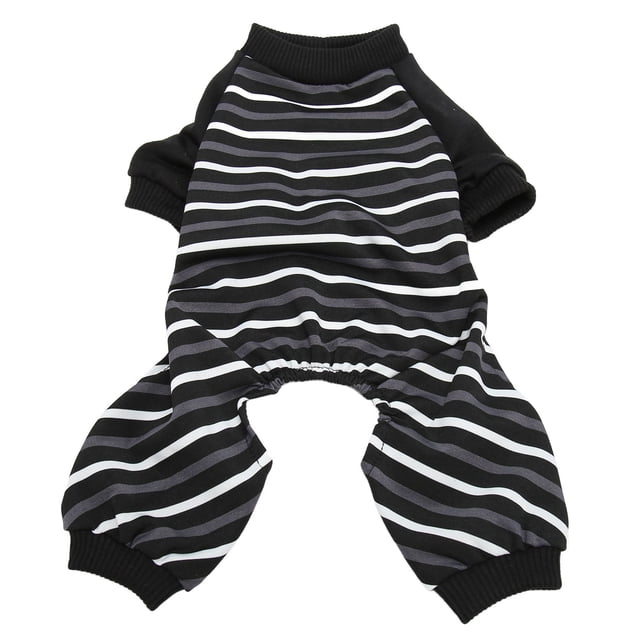Combinaison de Pyjama pour Animaux de Compagnie, à Rayures 4 Jambes pour le Sommeil XS,S,M,L,XL