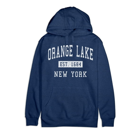Orange Lake New York Classic Established Premium Cotton Hoodie