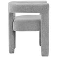 thumbnail image 4 of Meridian Furniture Athena Grey Boucle Fabric Accent/Dining Chair, 4 of 5
