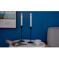 thumbnail image 2 of Candlestick Holders Taper Candle Holders, 2 Pcs Metal Candle Stick Holders Set, Black Matte Candlestick Holders Set Table Decorative Modern Candle Holders for Tapered Candles, 2 of 7