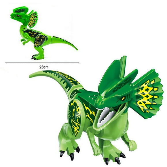 Dinosaurios grandes del mundo Jurásico para niños  figuras de bloques de construcción  Velociraptor t-rex  Triceratops  Indominus Rex  Juguetes