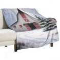 thumbnail image 3 of RKSupls Christmas Throw Blanket,Soft Warm Fannel Farmhouse Barn Blankets Gift for Home Bed Sofa Couch Decor,50x60 in, 3 of 7