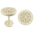 thumbnail image 2 of Urbanest Medallion Curtain Holdback – Elegant Drapery Tieback, Farmhouse Drapery Hardware for Stylish Window Treatments, 1 Piece, Gilded French White, 2 of 2