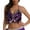 Purple, variant on Sequins Colorful Wrap Belly Dance Bra Hanging Stage Performance Colorful Sequins Tops