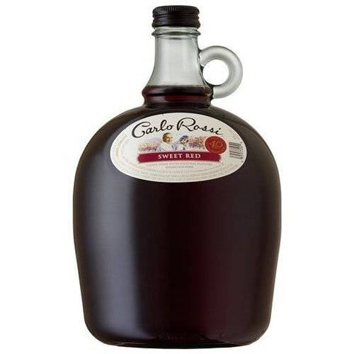 Carlo Rossi Sweet Red Table Wine, 3 L