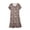 Brown Leopard, variant on Nightgowns for Women Soft Short Sleeve Night Shirts Womens Print Sleep Shirts Loose Comfy Pajamas Sleepwear