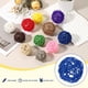 thumbnail image 3 of Uxcell 6 Pcs Bolas de Mimbre de Ratan de 2 Pulgadas, Bolas Decorativas Rellenos para Jarrones para Bodas, Centro de Mesa, Decoración del Hogar, Azul, 3 of 5