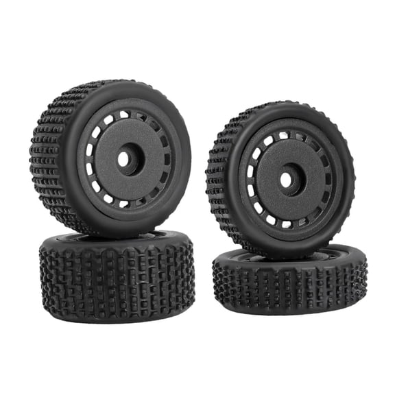 4pcs Tire Wheel RC Wheel Rims 7mm Hex Upgrade Nylon Lightweight Design for 1/24 Micro B Crawler Trucks