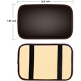 thumbnail image 2 of LAICAIW Car Center Console Pad, Universal Waterproof Car Armrest Seat Box Cover, Car Interior Accessories, Carbon Fiber PU Leather Auto Armrest Cover Protector for Most Vehicle, SUV, Truck, Car (Bro, 2 of 6