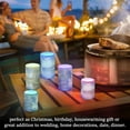thumbnail image 4 of Yayeee Flameless Candles with Remote Flickering Battery Operated Multi Color Changing, Plants and River, 4 of 7