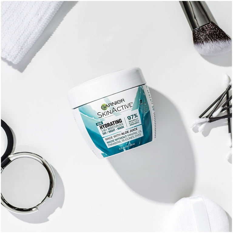 Garnier SkinActive Hydrating 3-in-1 Moisturizer Day/Night Mask, 6.75 fl oz