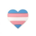 thumbnail image 5 of The Awareness Company Silicone Transgender Flag Heart Button Pin 25 Pack, 5 of 6