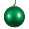 thumbnail image 1 of 2.4 in. Green Matte UV Christmas Ornament Ball - 24 per Bag, 1 of 1