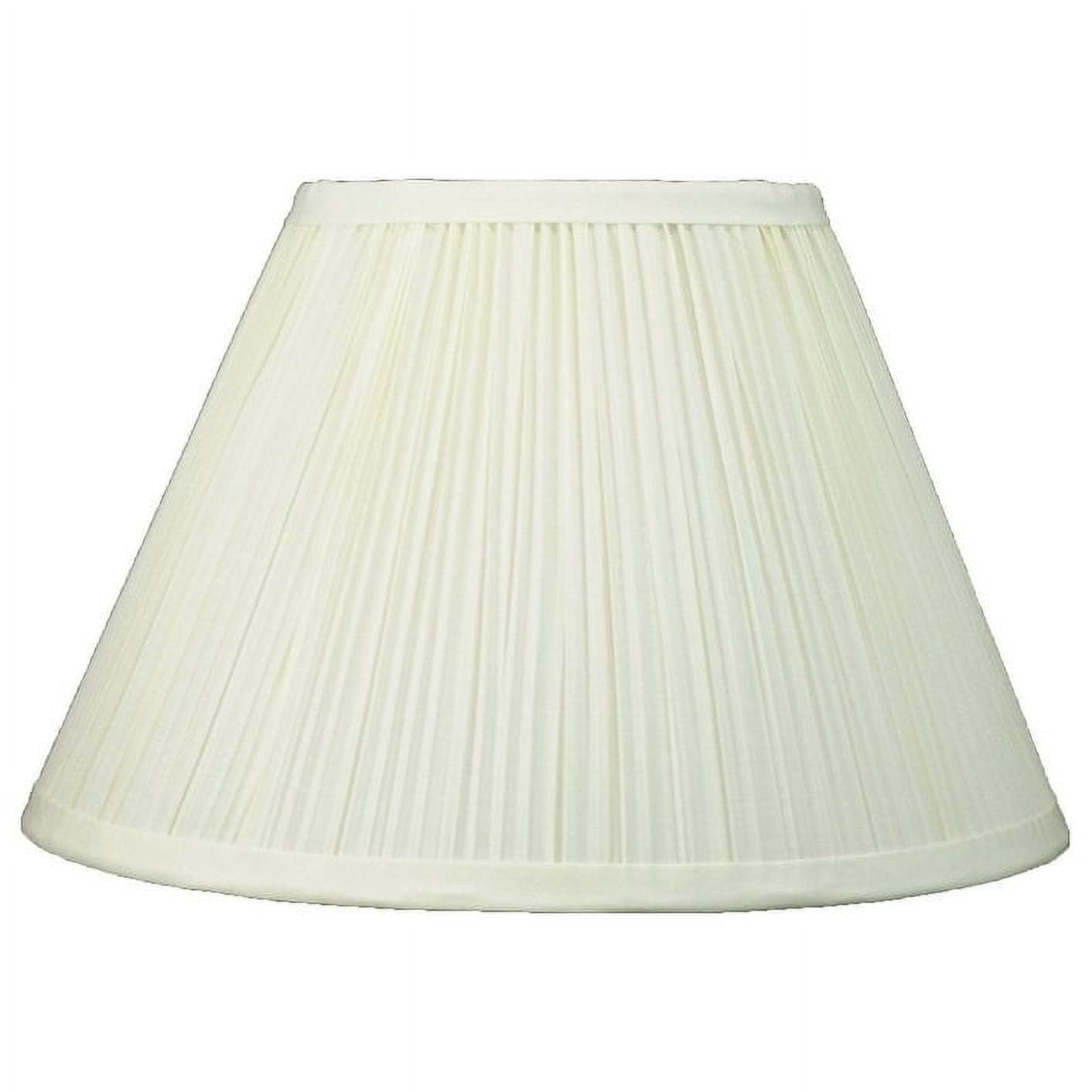 Urbanest Mushroom Pleated Lamp Shade, 6x12x8", Black