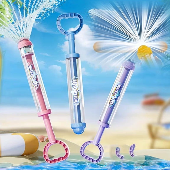 Pull-Out Water Squirter 19.7 Inch Powerful Outdoor Water Sprayer Romantic Party Water Toy for Pool Beach Adult Family Water Game Random Color