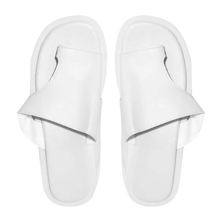 

XIEULQP Cushionaire Sandals Women Beach Slippers Hollow Casual Clip Toe Slippers Thick Bottom Shoes Retro Sandals for Women 2024 Reef Sandals Women White