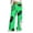 Green, variant on WXLWZYWL Halloween Pants for Women Plus Size Stretch Pants Casual Palazzo Sweatpants Bat Print Drawstring Wide Leg Pant Lounge Elastic Waist Sweatpant with Pockets