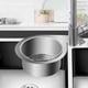 thumbnail image 2 of Swan Filter Basket Stainless Steel Sink Drain Basket Kitchen Supplies Storage Basket Filter Rack, 2 of 5