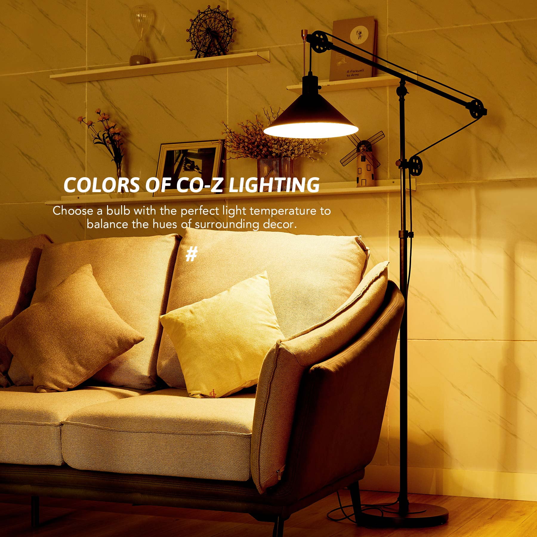 Designer Nautical Spotlight Tripod Floor Lamp Merige Hall & Office Decor
