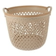 thumbnail image 5 of ELAYARD Clothes Storage Basket Coffee Color Large Capacity Hollow Design for Laundry Room, 5 of 8