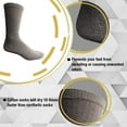 thumbnail image 5 of SOCKS'NBULK Big And Tall Mens Sport Crew Socks Wholesale Bulk (King Size) Socks, (12 Pairs Gray, Mens King Size 13-16 (Shoe Size 12-15)), 5 of 7
