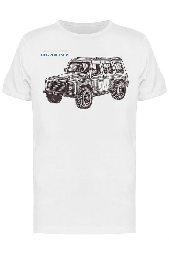 Off-road Suv Car T-Shirt Men -Image by Shutterstock, Male Medium