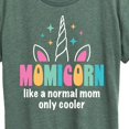 thumbnail image 3 of Instant Message - Momicorn - Women's Short Sleeve Graphic T-Shirt, 3 of 7