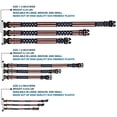 thumbnail image 3 of Buckle-Down Pet Collar, Dog Collar Plastic Buckle, Americana Rustic Stars Stripes, 7 to 8.5 Inches 0.5 Inch Wide, 3 of 8
